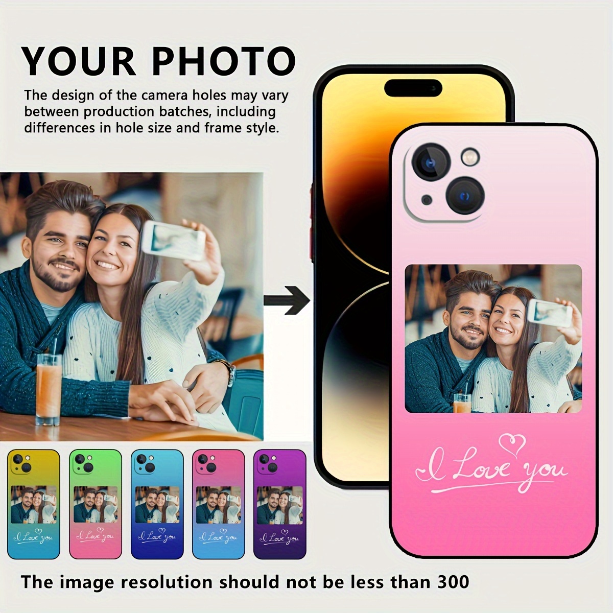 White Tpu Phone Case, Customized Diy Phone Case, Suitable For Iphone 13/14/15 Series, Gifts For Valentine's Day/birthday/mother's Day/father's Day/christmas/new Year/halloween
White Tpu Phone Case, Customized Diy Phone Case, Suitable For Iphone 13/14/15 Series, Gifts For Valentine's Day/birthday/mother's Day/father's Day/christmas/new Year/halloween