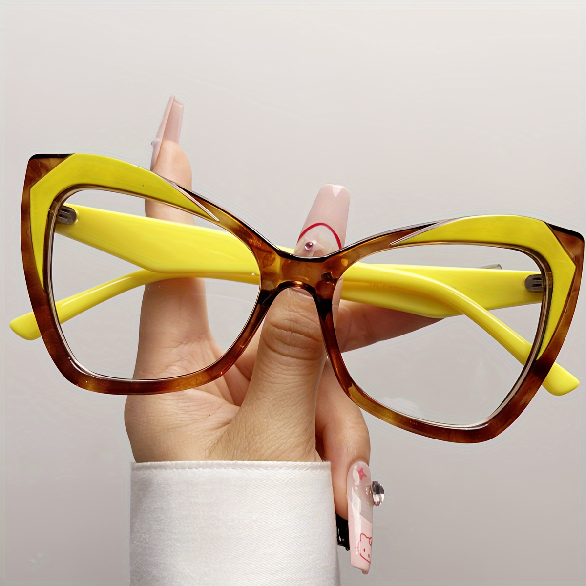 Classic Cat-eye Blue Light Blocking Glasses, Tr90 Frame, Pc Lens, Anti-radiation For Reading & Screen Time, Fashionable Unisex Design
Classic Cat-eye Blue Light Blocking Glasses, Tr90 Frame, Pc Lens, Anti-radiation For Reading & Screen Time, Fashionable Unisex Design
