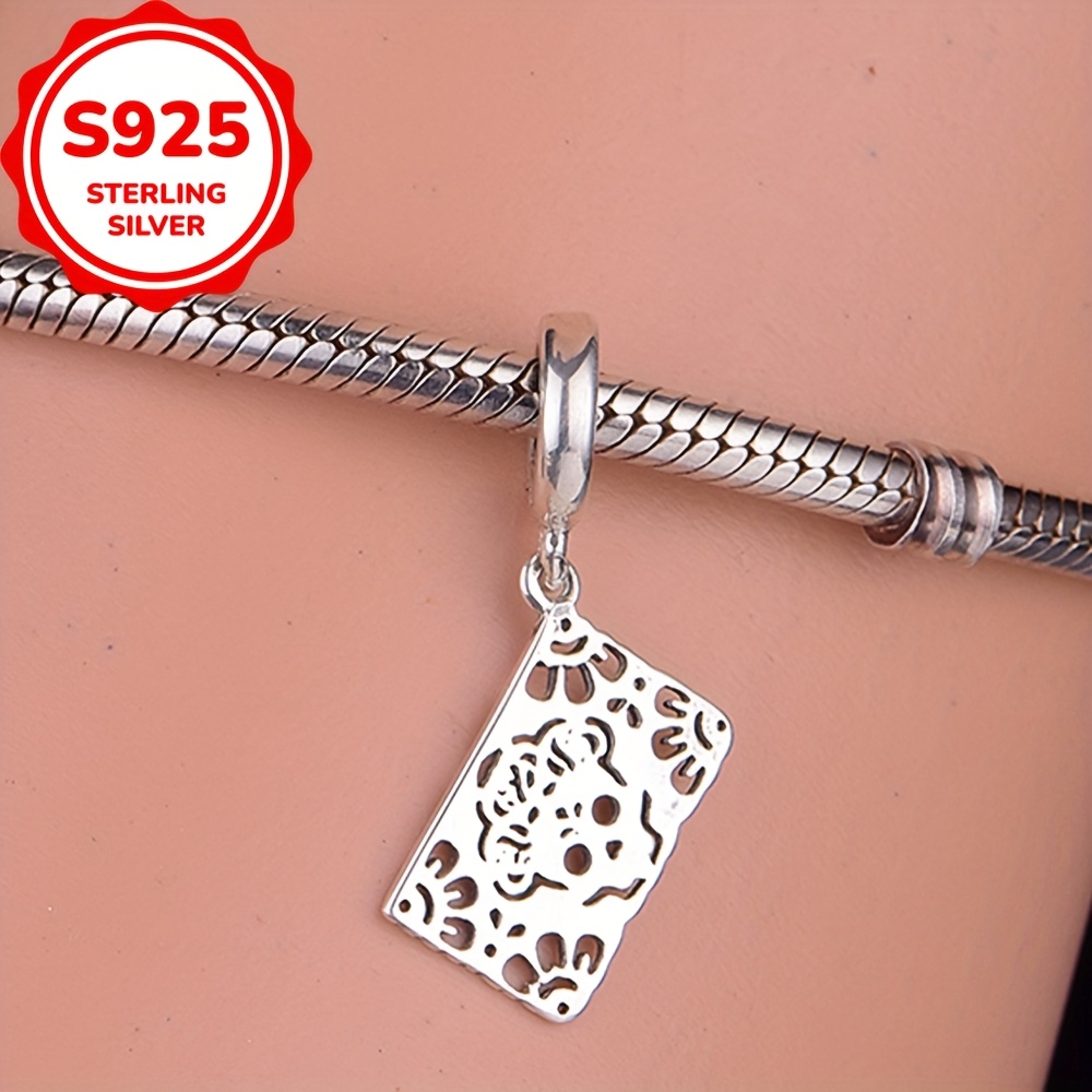 1pc 925 Sterling Silver Pattern Square Design Bracelet Or Necklace Charms Beads For Making
1pc 925 Sterling Silver Pattern Square Design Bracelet Or Necklace Charms Beads For Making