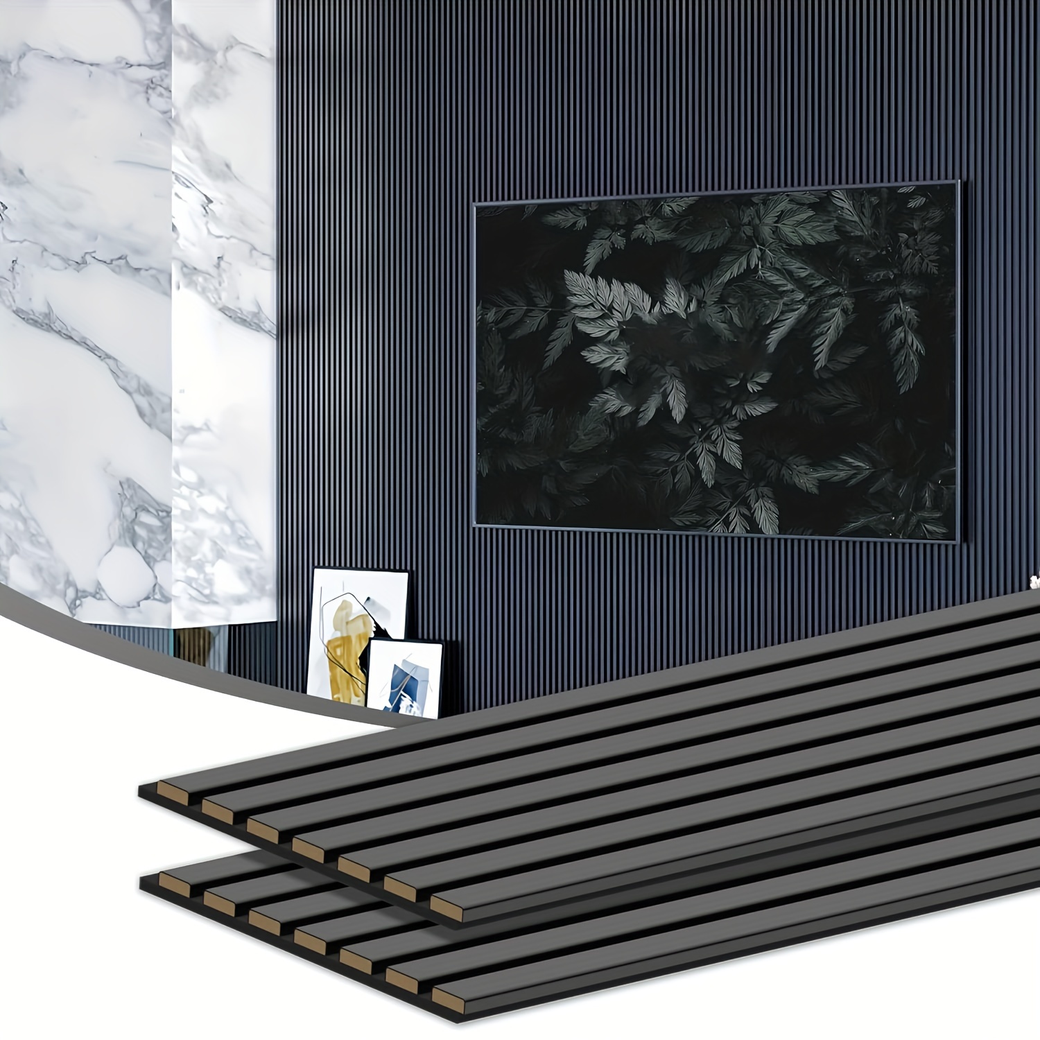 2 Pack 94.5"×11" Wall Panels For Interior Wall Decor, Wood Panels For Wall And Ceiling, 3d Wood Slat Wall Panel/fluted Sound Absorbing Panel
2 Pack 94.5"×11" Wall Panels For Interior Wall Decor, Wood Panels For Wall And Ceiling, 3d Wood Slat Wall Panel/fluted Sound Absorbing Panel