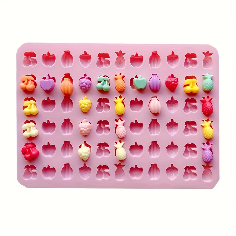 1pc, 66-cavity Fruit Theme Silicone Mold, For Diy Candy & Ice Cubes, Baking Mold For Desserts Cakes Chocolates And , Pink, Suitable For Bakery Pastry Shop Use
1pc, 66-cavity Fruit Theme Silicone Mold, For Diy Candy & Ice Cubes, Baking Mold For Desserts Cakes Chocolates And , Pink, Suitable For Bakery Pastry Shop Use