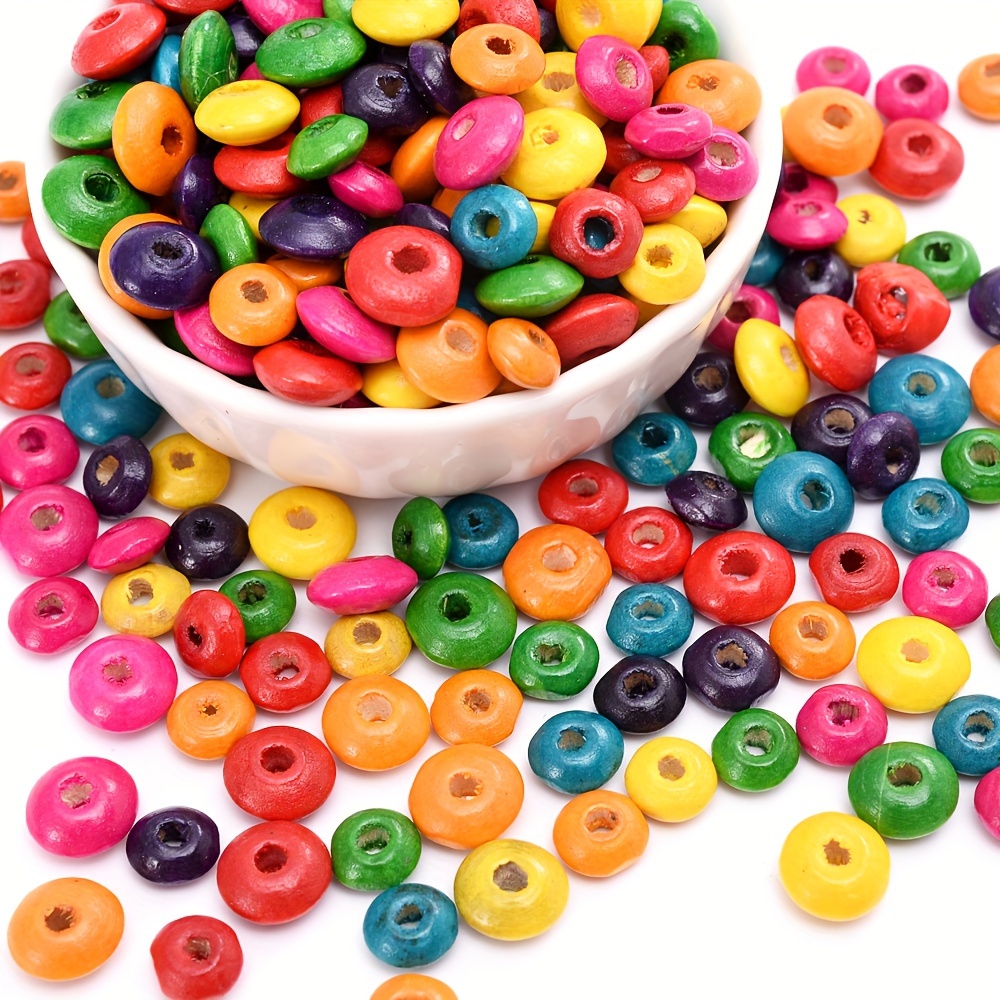 Lot de Perles en Bois en d'Abaque 4x8mm, Perles Espacées Plates de Couleurs Mélangées pour la Fabrication de Bracelets et DIY
Lot de Perles en Bois en d'Abaque 4x8mm, Perles Espacées Plates de Couleurs Mélangées pour la Fabrication de Bracelets et DIY