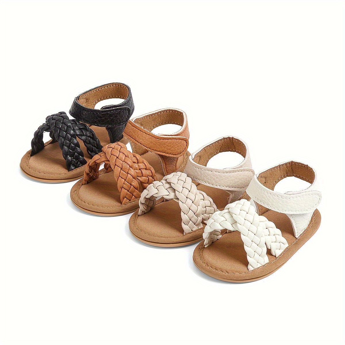 Casual Solid Color Open Toe Sandals For Baby Girls, Breathable Lightweight Walking Shoes For Summer
Casual Solid Color Open Toe Sandals For Baby Girls, Breathable Lightweight Walking Shoes For Summer