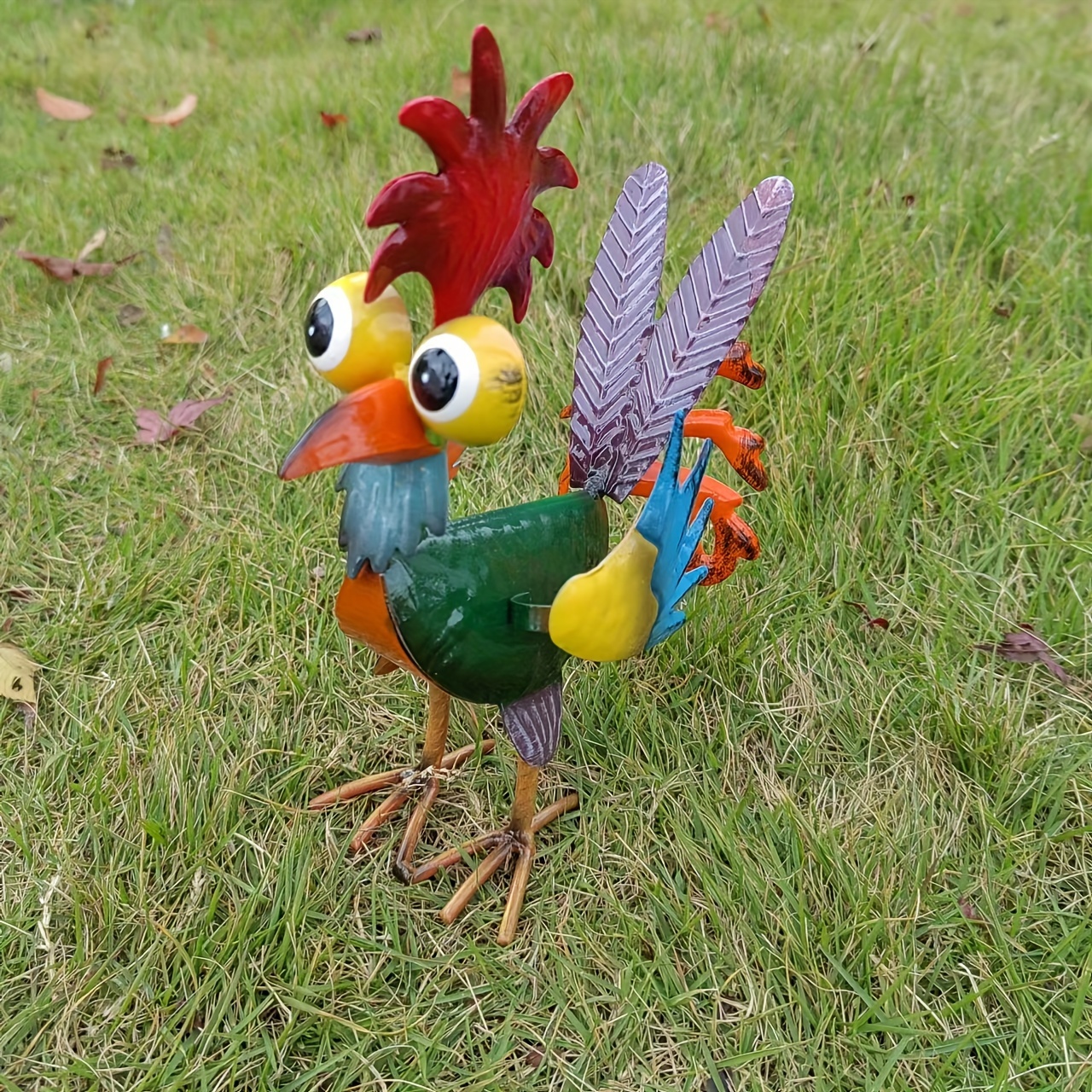 1pc Colorful Metal Rooster Statue, Rustic Iron Garden Cock Sculpture, Outdoor Decorative Figurine, Farmhouse Style Thanksgiving Decor, 6.3x8.26 Inches
1pc Colorful Metal Rooster Statue, Rustic Iron Garden Cock Sculpture, Outdoor Decorative Figurine, Farmhouse Style Thanksgiving Decor, 6.3x8.26 Inches