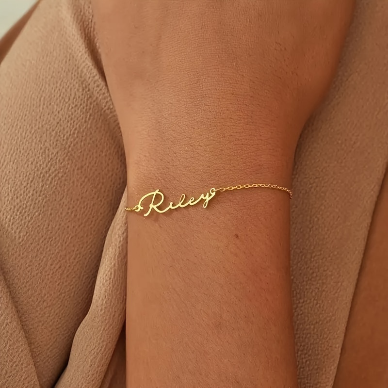 Custom Engraved Stainless Steel Name Bracelet - Personalized Boho Chic Jewelry Gift For Everyday & Parties
Custom Engraved Stainless Steel Name Bracelet - Personalized Boho Chic Jewelry Gift For Everyday & Parties