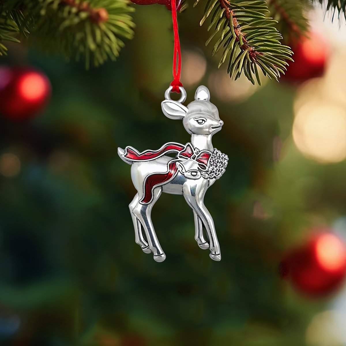 1pc Metal Christmas Ornament, Decor, Home & Supplies, , No Needed, Hanging Pendant For & Christmas
1pc Metal Christmas Ornament, Decor, Home & Supplies, , No Needed, Hanging Pendant For & Christmas