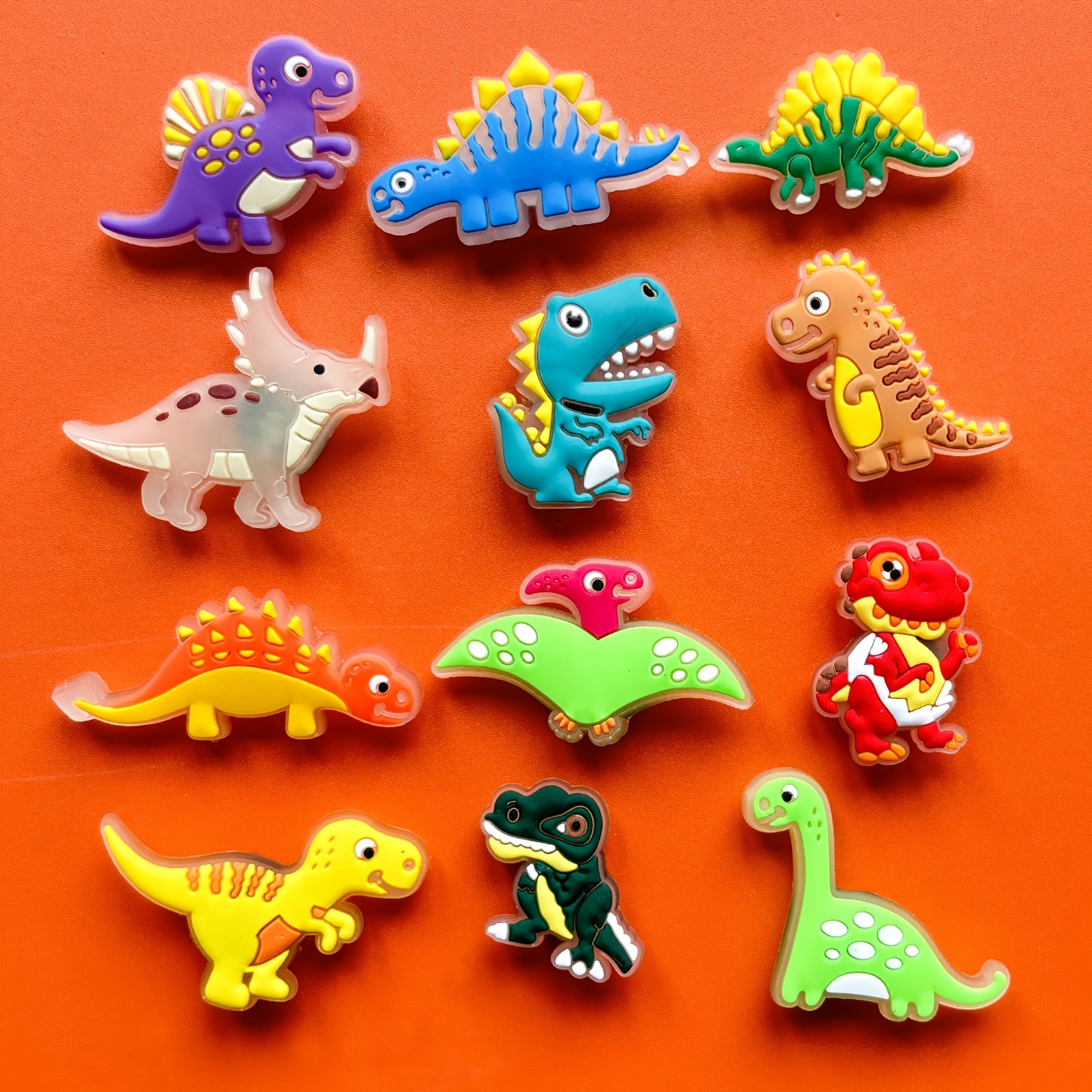12pcs -the-dark Dinosaur Set - , , & More - Pvc Charms For Shoes, Jewelry & Watches - Perfect Gift For Adults
12pcs -the-dark Dinosaur Set - , , & More - Pvc Charms For Shoes, Jewelry & Watches - Perfect Gift For Adults