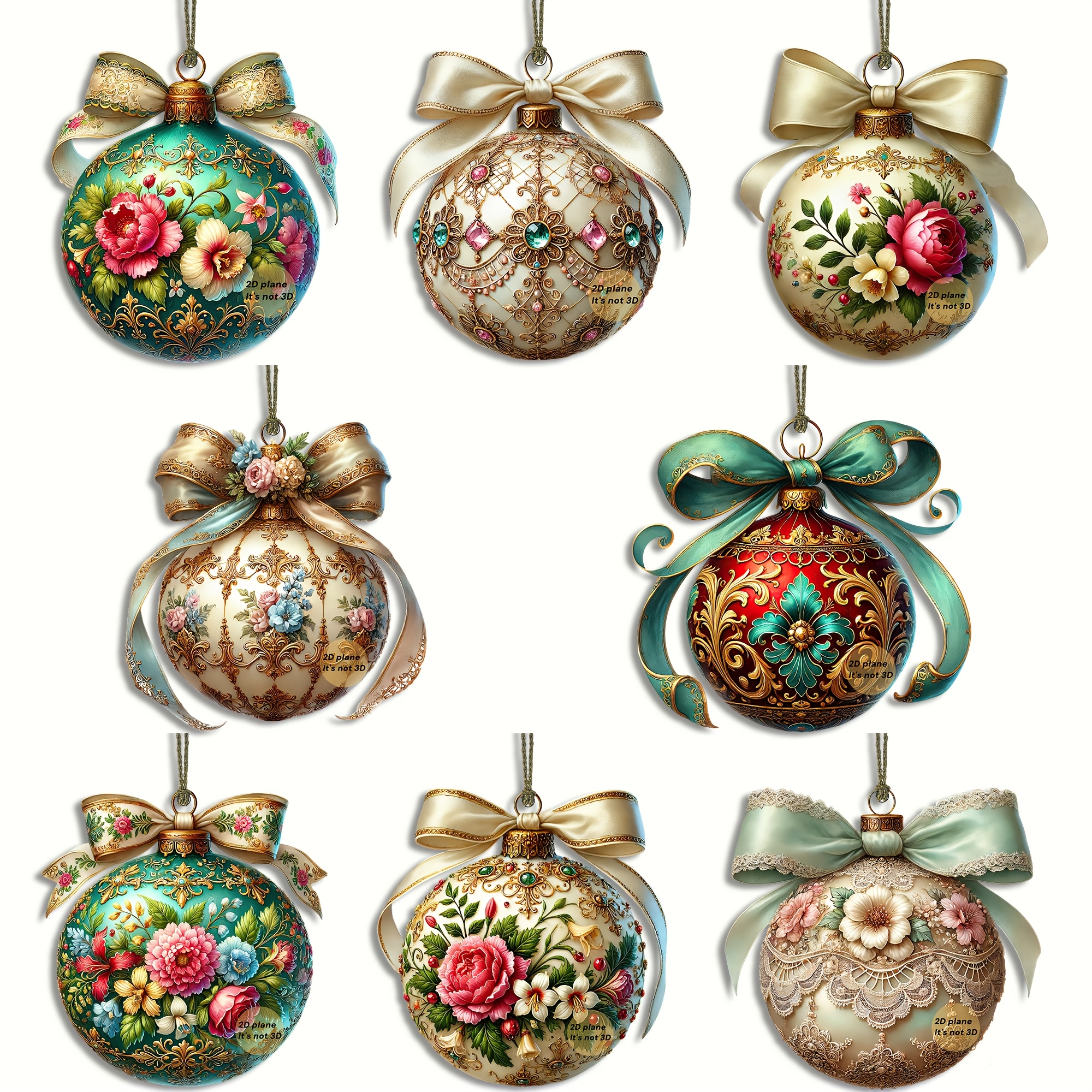 8pcs Set Of 2d Flat Colorful Flower Ball Pattern Decorations, Handmade Wooden Hanging Decorations With Holiday Design, Suitable For Holiday Gifts And Christmas Tree Decorations! Great Gift
8pcs Set Of 2d Flat Colorful Flower Ball Pattern Decorations, Handmade Wooden Hanging Decorations With Holiday Design, Suitable For Holiday Gifts And Christmas Tree Decorations! Great Gift