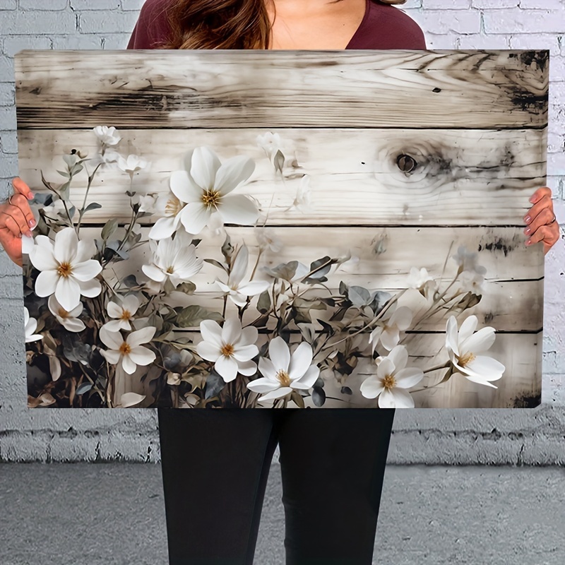 1pc Wooden Framed Canvas Painting Flowers Wall Art Prints For Home Decoration, Living Room & Bedroom, Festival Party Decor, Gifts, Ready To Hang
1pc Wooden Framed Canvas Painting Flowers Wall Art Prints For Home Decoration, Living Room & Bedroom, Festival Party Decor, Gifts, Ready To Hang