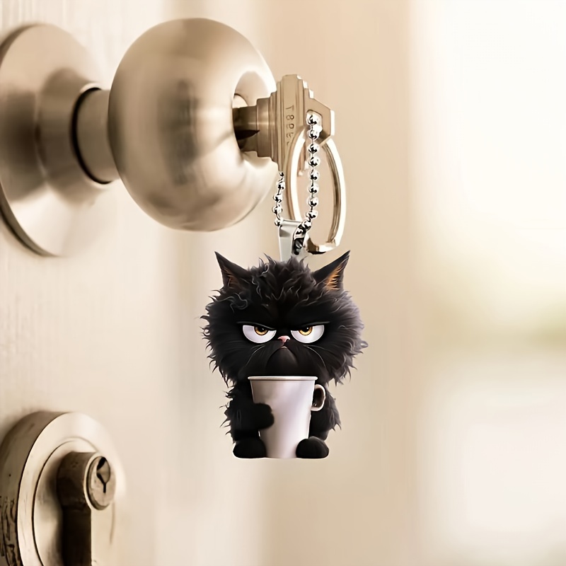 1pc Acrylic Black Cat Pendant - Christmas Tree Ornament, Car Keychain & Backpack Charm, Best For Christmas
1pc Acrylic Black Cat Pendant - Christmas Tree Ornament, Car Keychain & Backpack Charm, Best For Christmas