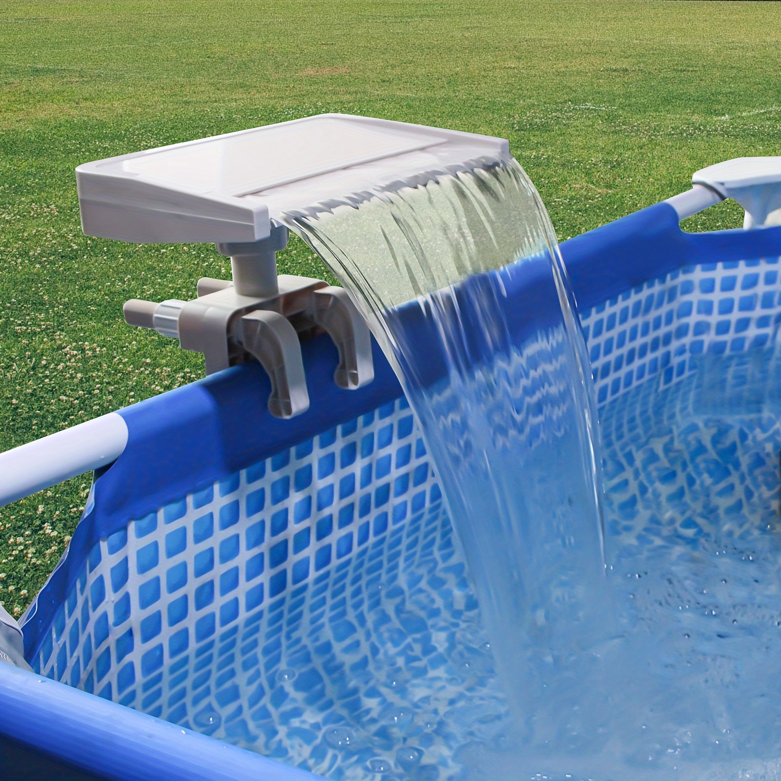 Plastic Waterfall Fountain For Above-ground Pools - Poolside Cascade Attachment For Refreshing Pool Experience
Plastic Waterfall Fountain For Above-ground Pools - Poolside Cascade Attachment For Refreshing Pool Experience