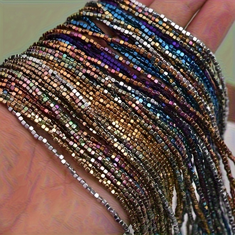 Approximately 210 Pieces Of 2mm Hematite Square Beads With Straight Holes For Diy Beading Bracelets, Necklaces, And Jewelry Materials.
Approximately 210 Pieces Of 2mm Hematite Square Beads With Straight Holes For Diy Beading Bracelets, Necklaces, And Jewelry Materials.