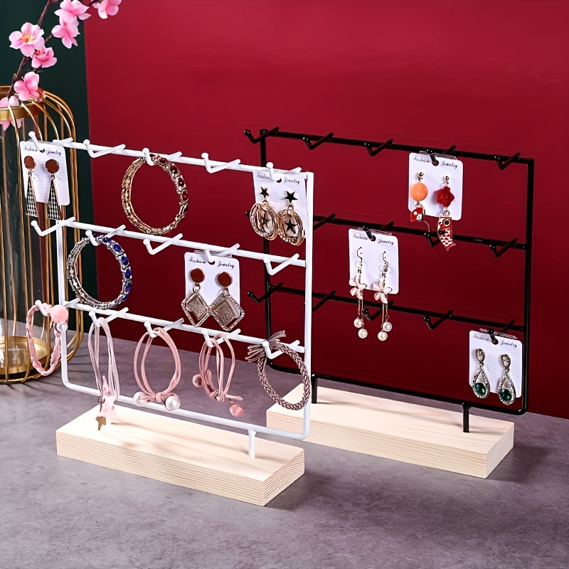15-hook Iron Earring & Jewelry Display Stand - Perfect Christmas Gift For Shoes, Boots, And Watch Accessories
15-hook Iron Earring & Jewelry Display Stand - Perfect Christmas Gift For Shoes, Boots, And Watch Accessories