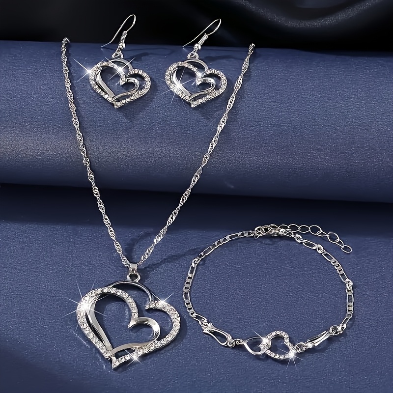 4pcs Elegant Jewelry Set: Luxury , , And Necklace - A Fashionable And Luxurious For Girls, Suitable For Everyday And Party
4pcs Elegant Jewelry Set: Luxury , , And Necklace - A Fashionable And Luxurious For Girls, Suitable For Everyday And Party