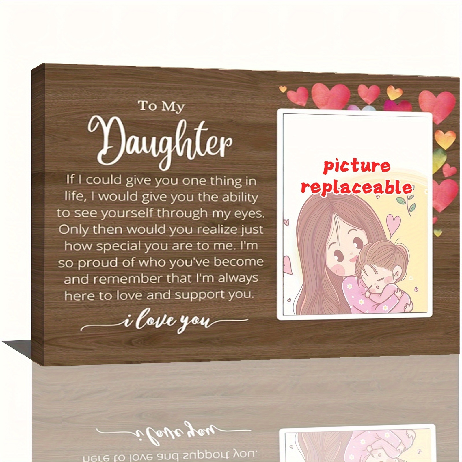Customizable Wooden Frame Art - 'to My , I You ' - Personalized , 11.8x15.7 , For Decor
Customizable Wooden Frame Art - 'to My , I You ' - Personalized , 11.8x15.7 , For Decor