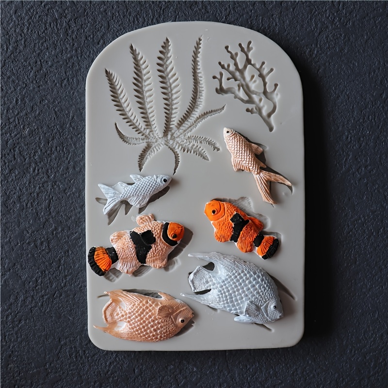 Silicone Sea Mold - 1pc, Ocean Theme Crafting Molds With Coral, Fish, Seaweed Designs For Soaps, Resin Crafts, Aromatherapy Stones, Wax Candle Making, Diy Car Freshener
Silicone Sea Mold - 1pc, Ocean Theme Crafting Molds With Coral, Fish, Seaweed Designs For Soaps, Resin Crafts, Aromatherapy Stones, Wax Candle Making, Diy Car Freshener