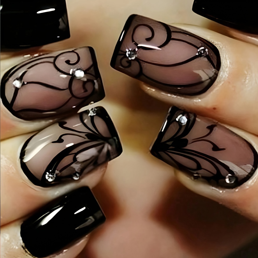 24 pièces de vernis à ongles carrés noirs en - de ongles longueur brillant de fête et art pop, de la , ongles autocollants de , un fichier à ongles et des autocollants adhésifs, cadeau et les
24 pièces de vernis à ongles carrés noirs en - de ongles longueur brillant de fête et art pop, de la , ongles autocollants de , un fichier à ongles et des autocollants adhésifs, cadeau et les