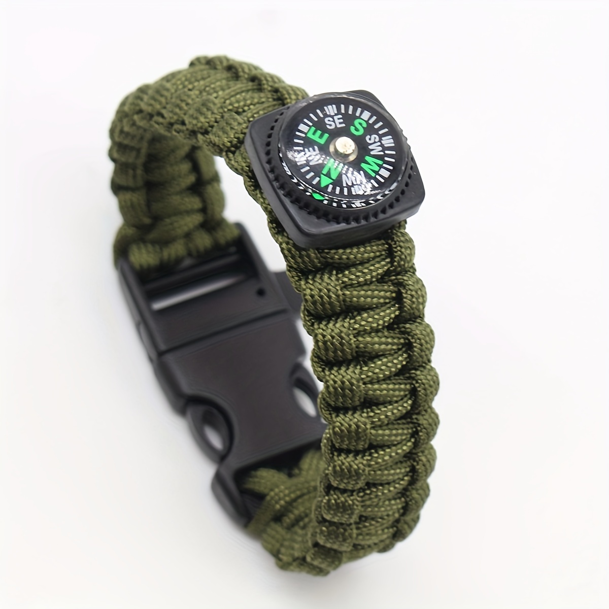 1pc Paracord Bracelet With Whistle And Compass, Outdoor Survival 7 Core Multi-functional Bracelet, Outdoor Camping Bracelet
1pc Paracord Bracelet With Whistle And Compass, Outdoor Survival 7 Core Multi-functional Bracelet, Outdoor Camping Bracelet