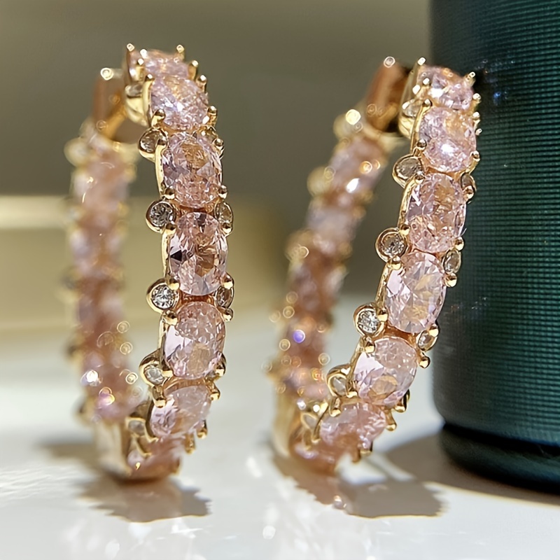 Elegant Luxury Synthetic Gemstone Hoop Earrings For Women Engagement Wedding Party Jewelry Banquet Dating Premium Jewelry Accessories
Elegant Luxury Synthetic Gemstone Hoop Earrings For Women Engagement Wedding Party Jewelry Banquet Dating Premium Jewelry Accessories