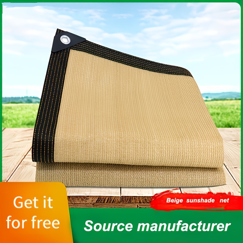 1pc Sunshade Cloth Outdoor Net - 81-90% Light Blocking, Polyester With Black Stripes, Balcony, Yard, Garage & More!, Netting For Garden Protection
1pc Sunshade Cloth Outdoor Net - 81-90% Light Blocking, Polyester With Black Stripes, Balcony, Yard, Garage & More!, Netting For Garden Protection