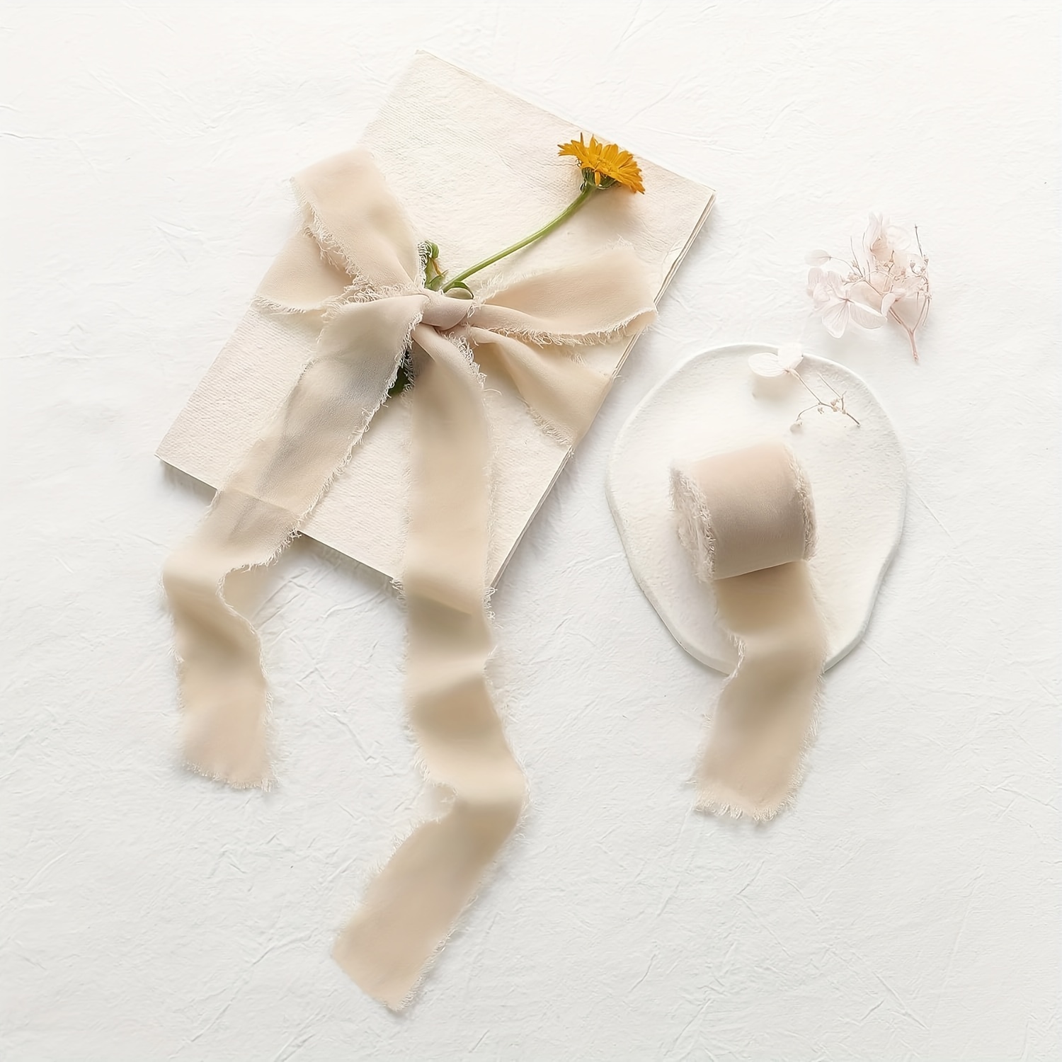 Chiffon Ribbon, 1 Rolls Champagne Ribbon For Gift Wrapping, 1.6" X 7.1 Yd Chiffon Ribbon Set For Wedding, Bouquet Wrap, Bridal Bouquets, Wedding Invitations, Diy Crafts
Chiffon Ribbon, 1 Rolls Champagne Ribbon For Gift Wrapping, 1.6" X 7.1 Yd Chiffon Ribbon Set For Wedding, Bouquet Wrap, Bridal Bouquets, Wedding Invitations, Diy Crafts