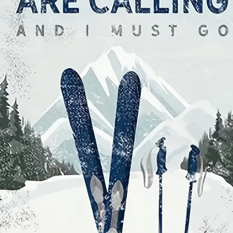 The Mountains Are Calling" Vintage Metal Tin Sign - Ski Cabins & Mountain , Retro Adventure Wall Art, Ideal Gift For
The Mountains Are Calling" Vintage Metal Tin Sign - Ski Cabins & Mountain , Retro Adventure Wall Art, Ideal Gift For