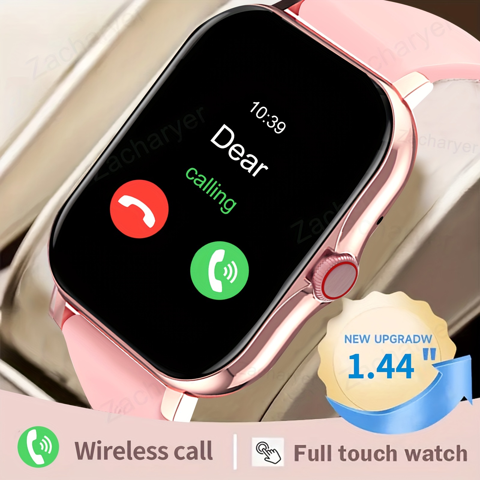 Wireless Smartwatch With Call & Text Support - Fitness , Compatible With Iphone/android, Silicone Band, Dual Display
Wireless Smartwatch With Call & Text Support - Fitness , Compatible With Iphone/android, Silicone Band, Dual Display