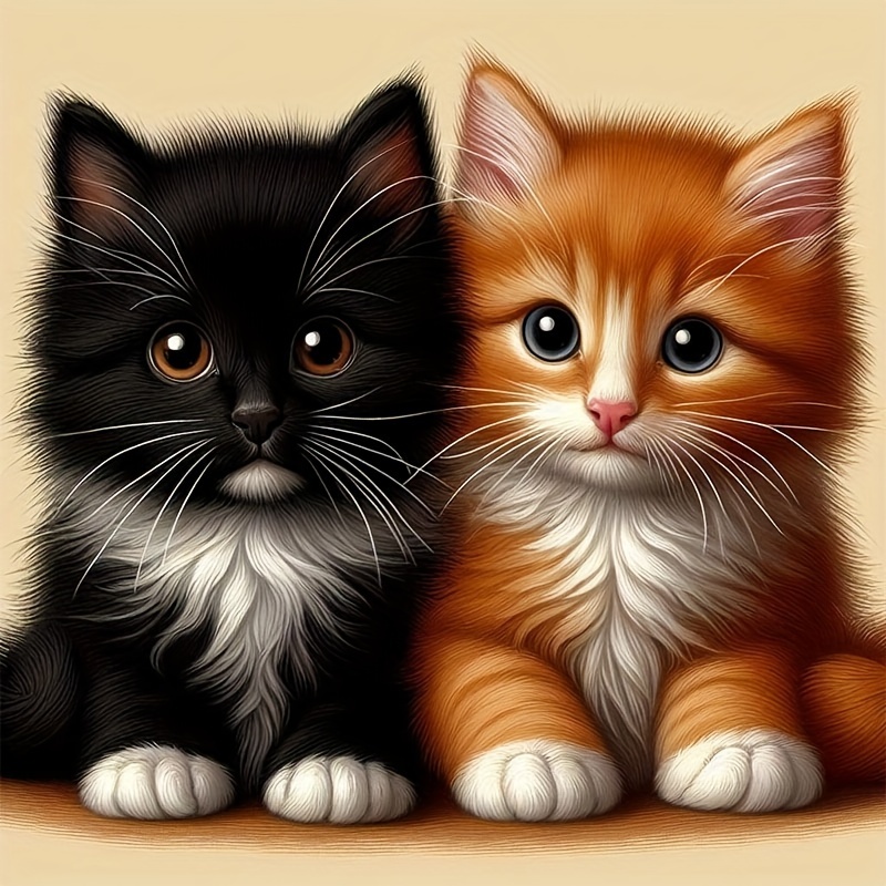 1pc Diy Cute Cat Diamond Art Painting Diamond Painting Kit Diamond Art Painting By Number Kit, Crystal Rhinestone Diamond Embroidery Painting Picture Home Wall Decor Crafts
1pc Diy Cute Cat Diamond Art Painting Diamond Painting Kit Diamond Art Painting By Number Kit, Crystal Rhinestone Diamond Embroidery Painting Picture Home Wall Decor Crafts