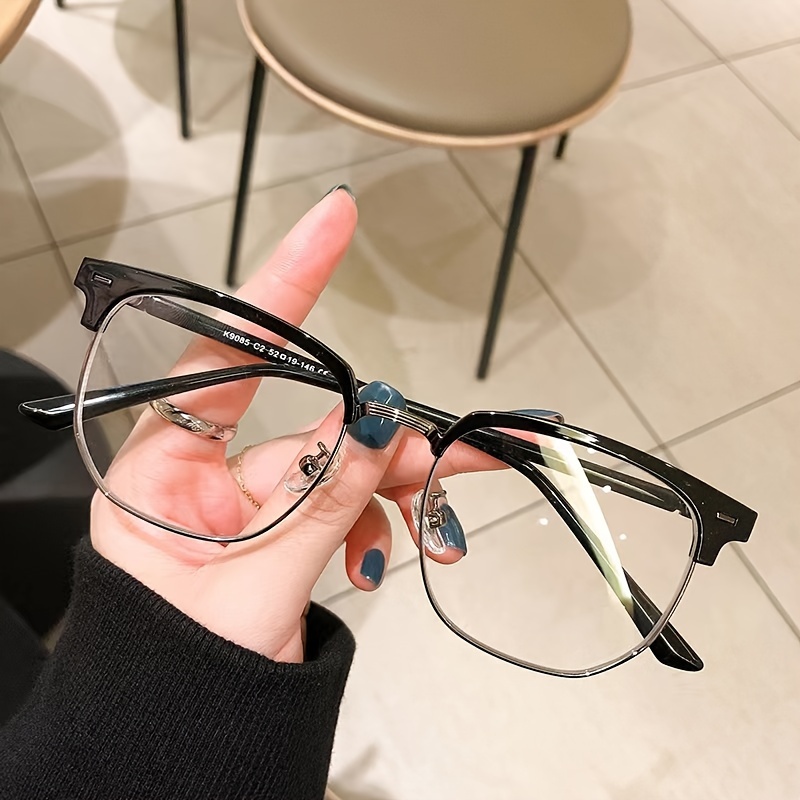 1pc Retro Trend Men's Anti-blue Glasses, Comfortable To Wear, Shell Rectangle Metal Frame
1pc Retro Trend Men's Anti-blue Glasses, Comfortable To Wear, Shell Rectangle Metal Frame
