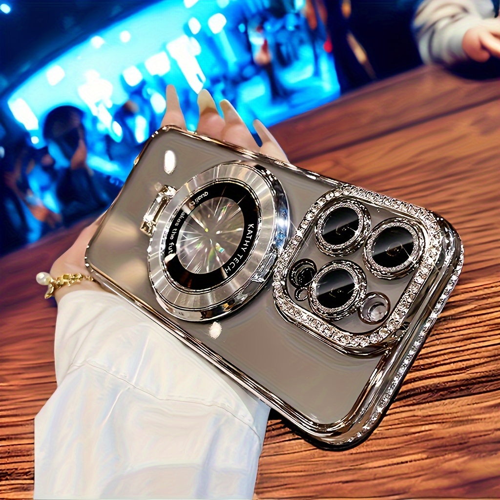 Luxe Shimmer Rhinestone Tpu Phone Case -magnetic, For Iphone 15,14, 13,12 11 Promax Crystalclear & Shockproof-perfect Fit Models
Luxe Shimmer Rhinestone Tpu Phone Case -magnetic, For Iphone 15,14, 13,12 11 Promax Crystalclear & Shockproof-perfect Fit Models