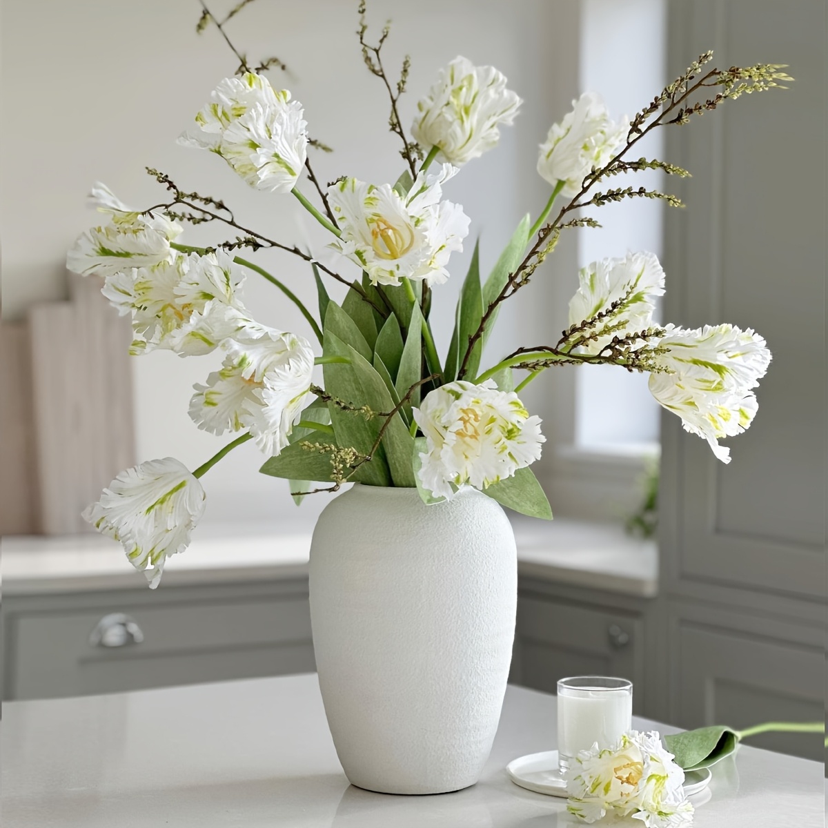 Artificial Parrot Tulip 4pcs Artificial Flower 3d Parrot Tulip Real Touch Fake Flower Bouquet For Spring And Summer Wedding Home , Best Gift For Valentine's Day, Easter, Day, Father's Day
Artificial Parrot Tulip 4pcs Artificial Flower 3d Parrot Tulip Real Touch Fake Flower Bouquet For Spring And Summer Wedding Home , Best Gift For Valentine's Day, Easter, Day, Father's Day