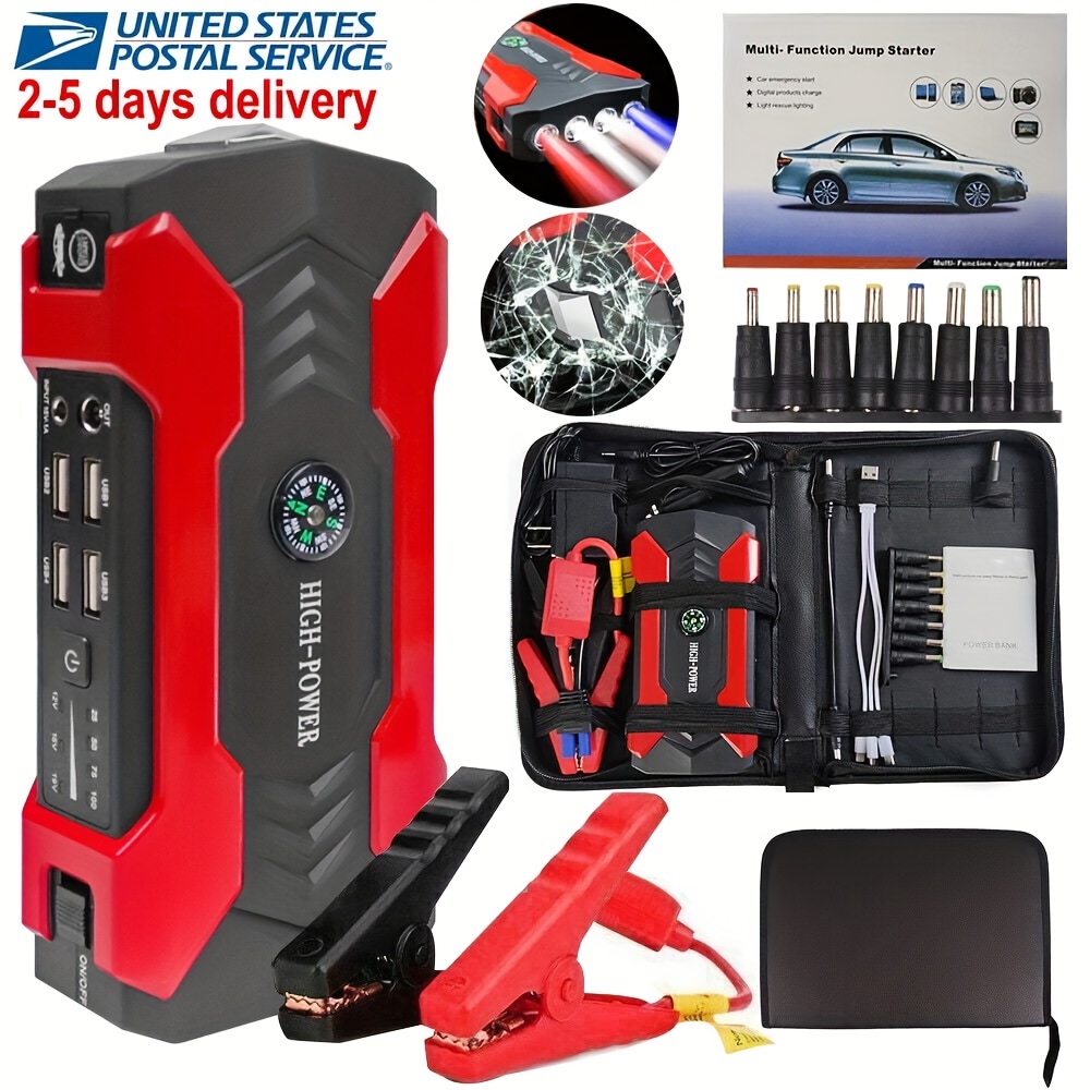 Upgraded Car Jump , 12v Car Emergency Starting Power Supply Large Capacity Electric Diesel And Ignition Battery Mobile Power Supply
Upgraded Car Jump , 12v Car Emergency Starting Power Supply Large Capacity Electric Diesel And Ignition Battery Mobile Power Supply