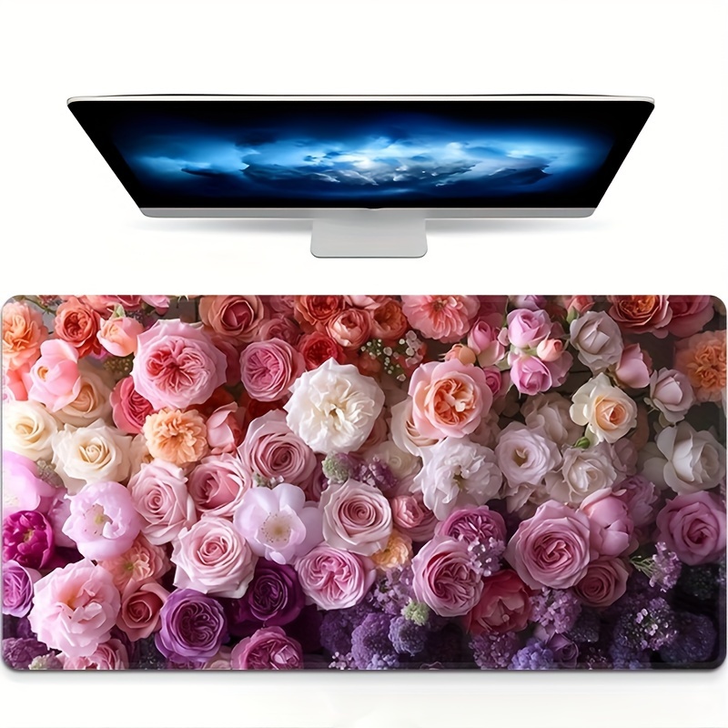 Waterproof Rose Flower Gaming Mouse Pad - Extended Desk Mat For Work & Play, Non-slip Rubber Base, Ideal For Office & Home
Waterproof Rose Flower Gaming Mouse Pad - Extended Desk Mat For Work & Play, Non-slip Rubber Base, Ideal For Office & Home