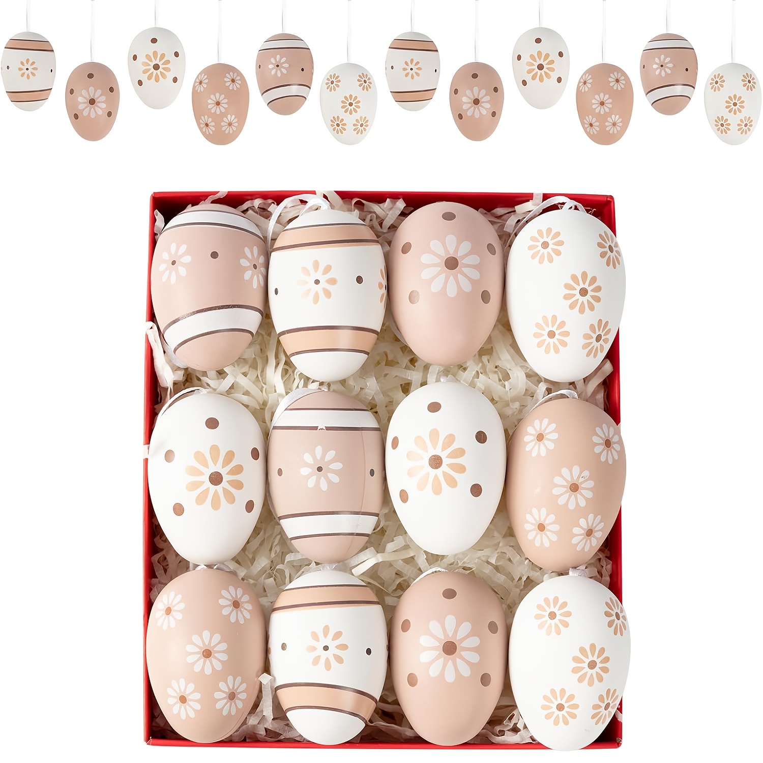 12-pack Multicolor Plastic Easter Eggs, Hanging Tree Ornaments, Spring Holiday Party Home Decor, No Electricity Needed, Universal Fit For Birthday & Celebrations
12-pack Multicolor Plastic Easter Eggs, Hanging Tree Ornaments, Spring Holiday Party Home Decor, No Electricity Needed, Universal Fit For Birthday & Celebrations