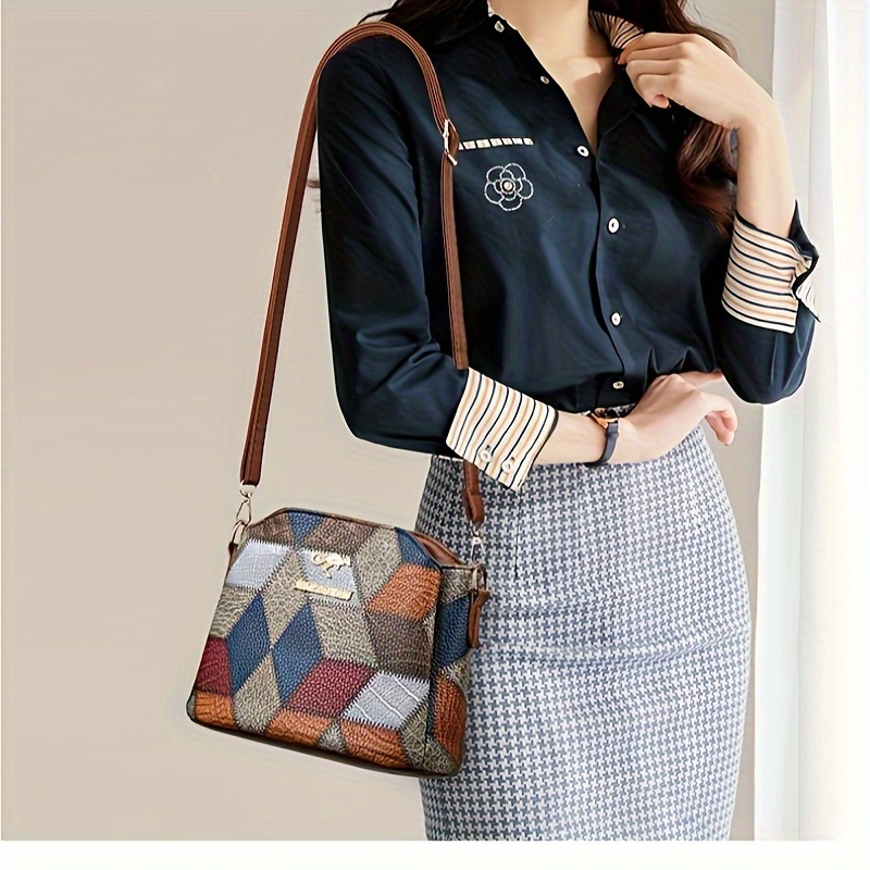 Vintage Style Leather Shoulder Bag For Women - Lightweight Crossbody Sling With Adjustable Strap, Zipper Closure And Polyester Lining - Fashionable Retro One-shoulder Handbag For Casual And Work Use
Vintage Style Leather Shoulder Bag For Women - Lightweight Crossbody Sling With Adjustable Strap, Zipper Closure And Polyester Lining - Fashionable Retro One-shoulder Handbag For Casual And Work Use