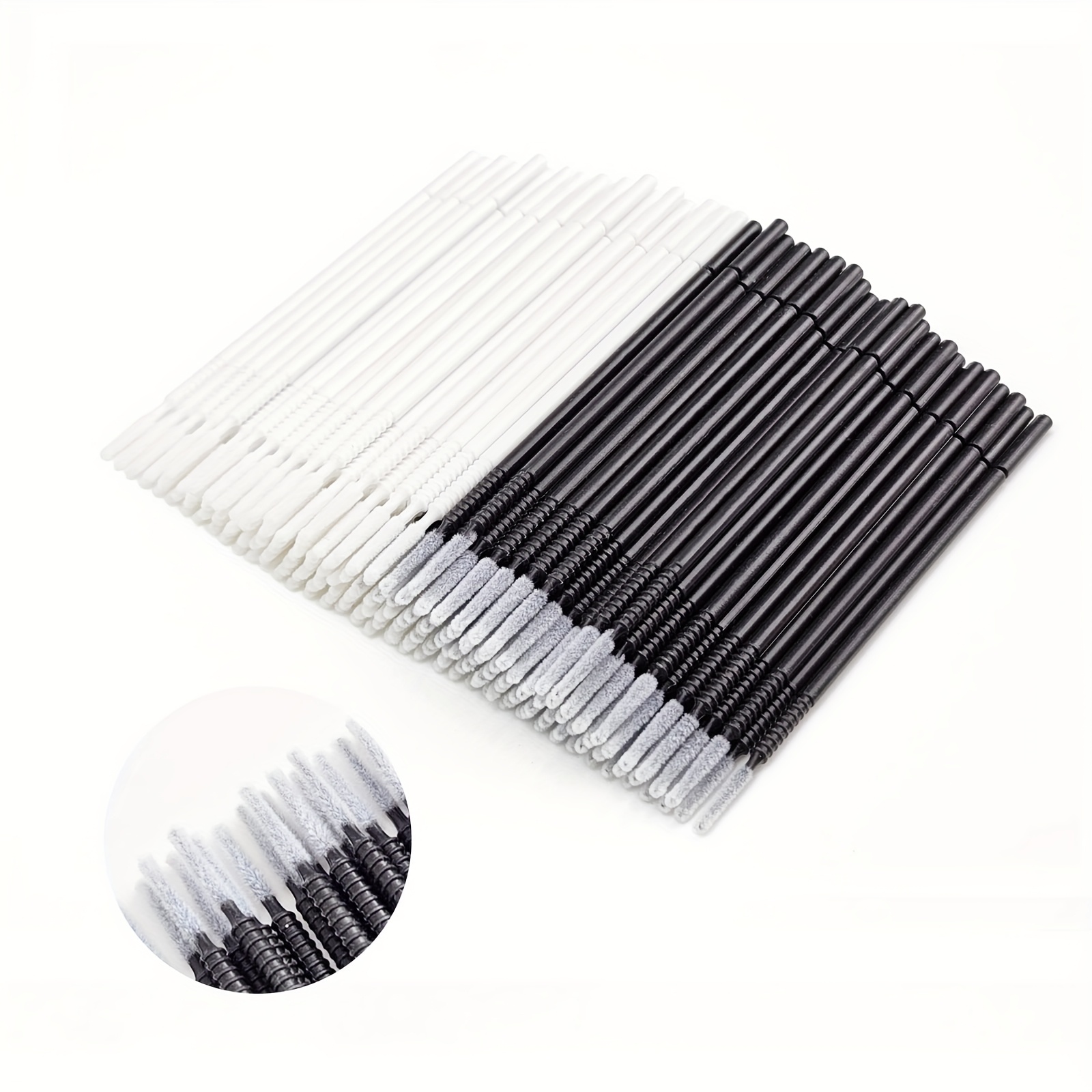 200-pack Hypoallergenic Microfiber , Disposable Black & White Micro Brush Wands For Eyelash Extensions, Makeup & - No Battery Needed
200-pack Hypoallergenic Microfiber , Disposable Black & White Micro Brush Wands For Eyelash Extensions, Makeup & - No Battery Needed