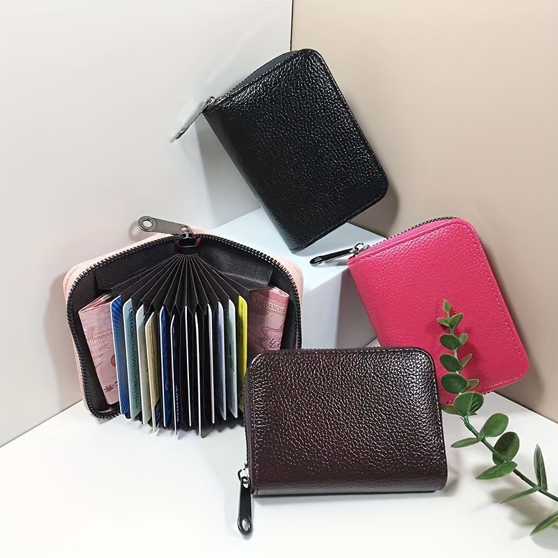 Women's Classic Solid Color Card Holder, Coin Purse, Casual Style, Portable Bank Card Case
Women's Classic Solid Color Card Holder, Coin Purse, Casual Style, Portable Bank Card Case
