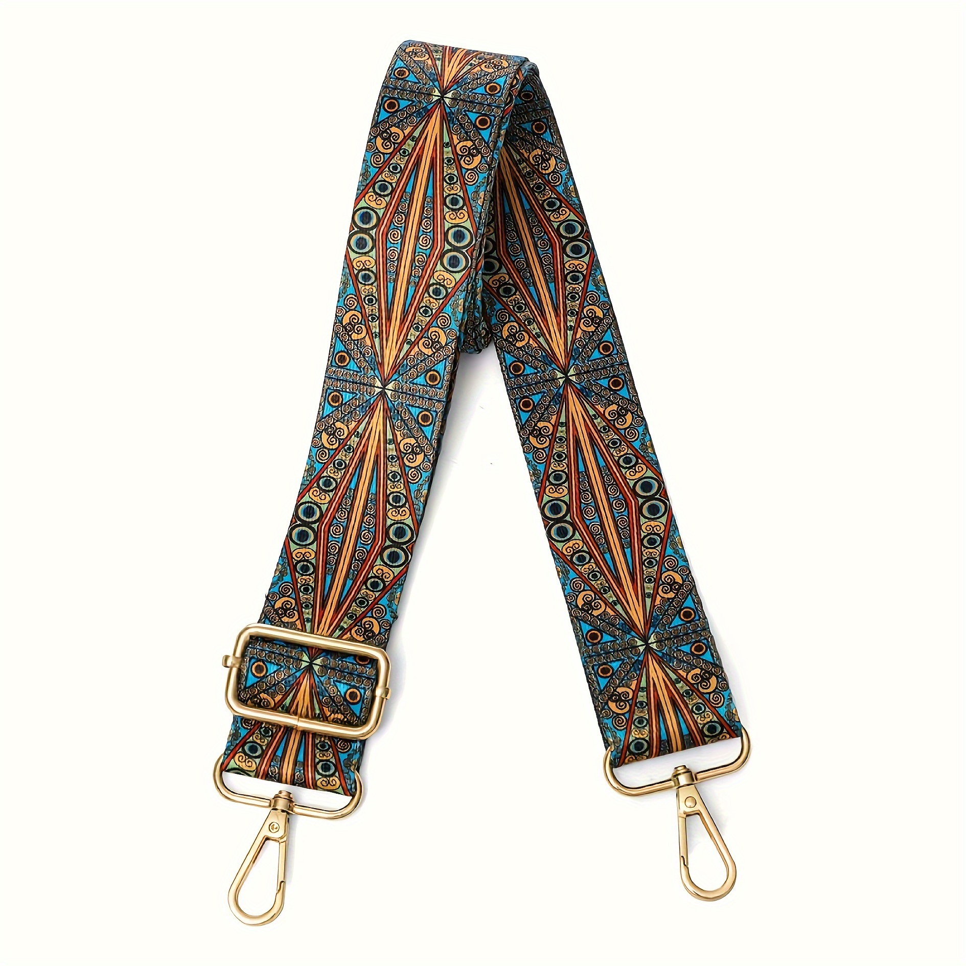 Adjustable Shoulder Strap, 47.2-inch Nylon Wide Strap For Crossbody Bag, Herringbone And Paisley Pattern Bag Accessories
Adjustable Shoulder Strap, 47.2-inch Nylon Wide Strap For Crossbody Bag, Herringbone And Paisley Pattern Bag Accessories