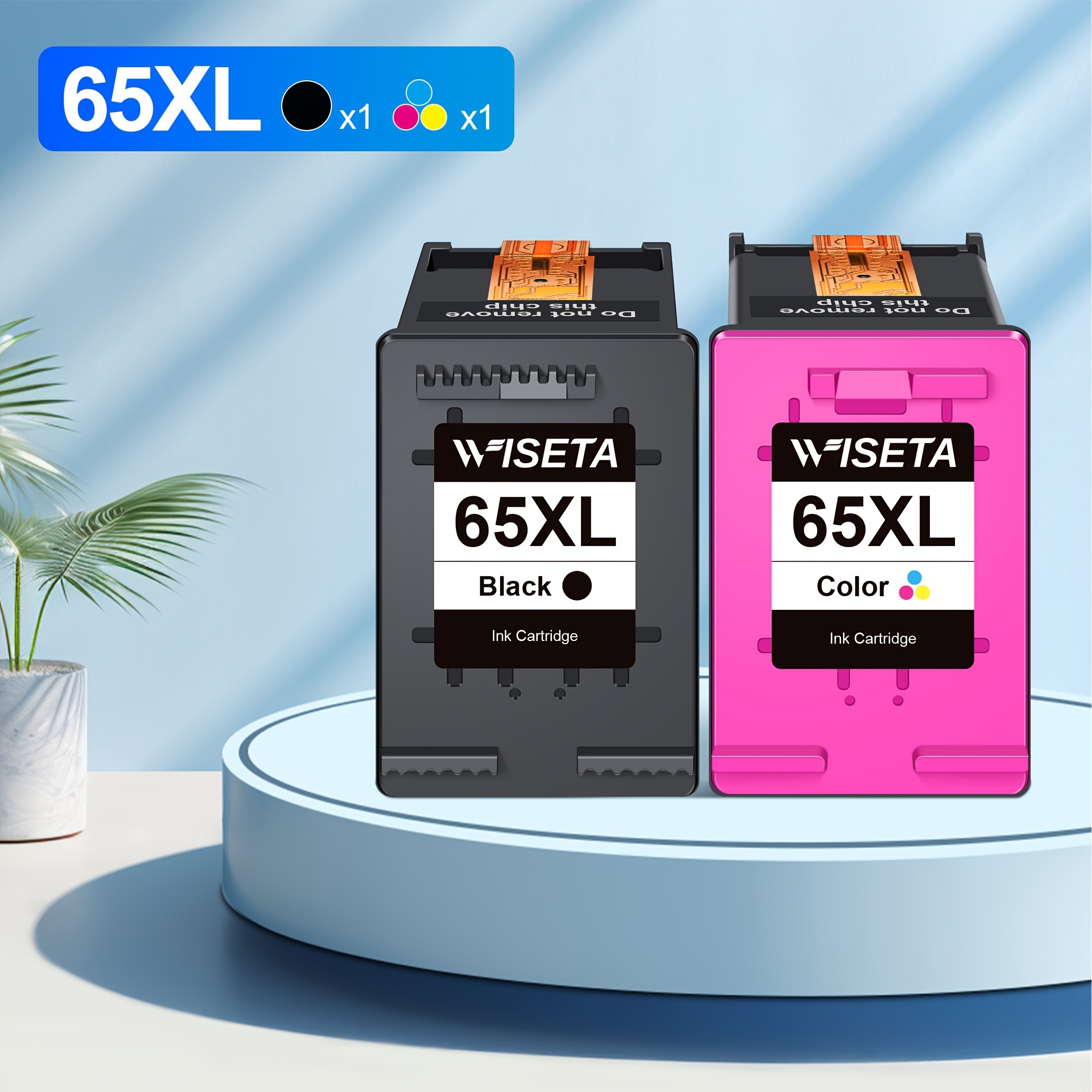 Wiseta 2 Pack, 65xl Black And Ink Cartridges Remanufactured For 65xl Ink Cartridge Replacement For 3755 Ink Cartridges 3700 3752 2652 2622 2655 5055 5052 Printer
Wiseta 2 Pack, 65xl Black And Ink Cartridges Remanufactured For 65xl Ink Cartridge Replacement For 3755 Ink Cartridges 3700 3752 2652 2622 2655 5055 5052 Printer