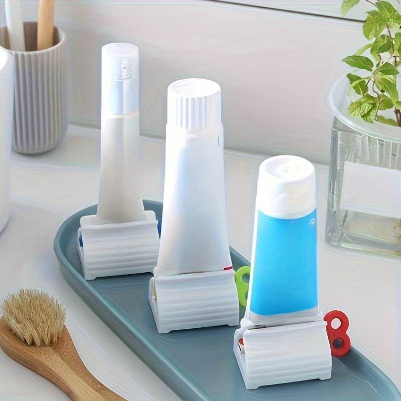 1pc Easy-to-use Toothpaste Squeezer With Holder - Squeeze Toothpaste With Ease And Convenience - Perfect For Bathroom Organization, Home Decor, Furniture For Home
1pc Easy-to-use Toothpaste Squeezer With Holder - Squeeze Toothpaste With Ease And Convenience - Perfect For Bathroom Organization, Home Decor, Furniture For Home