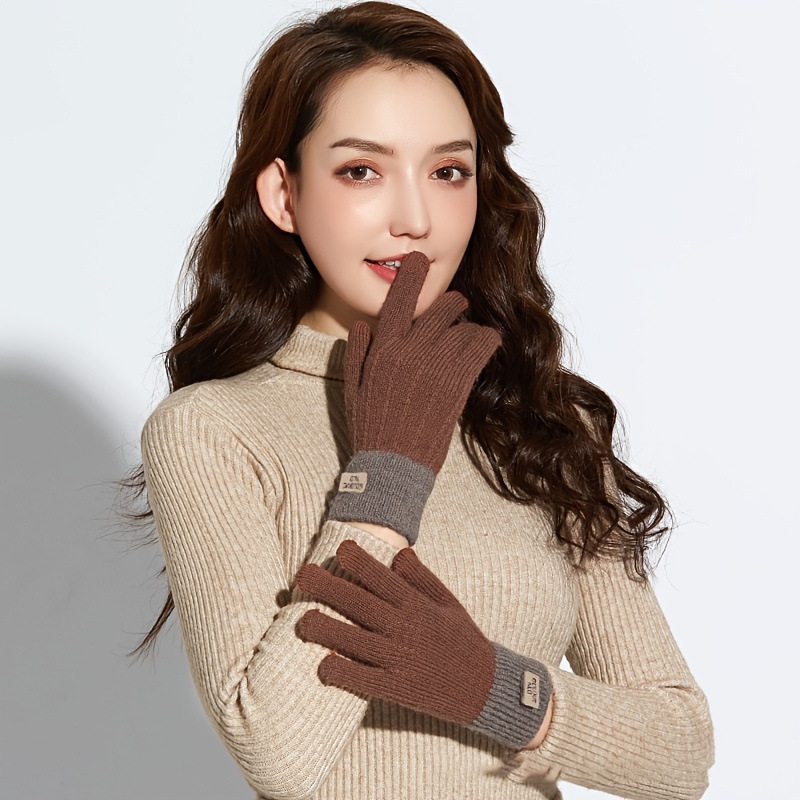 Women's Thick Knit Touchscreen Warm Fleece Gloves - Casual Winter Gloves For Outdoor Activities
Women's Thick Knit Touchscreen Warm Fleece Gloves - Casual Winter Gloves For Outdoor Activities