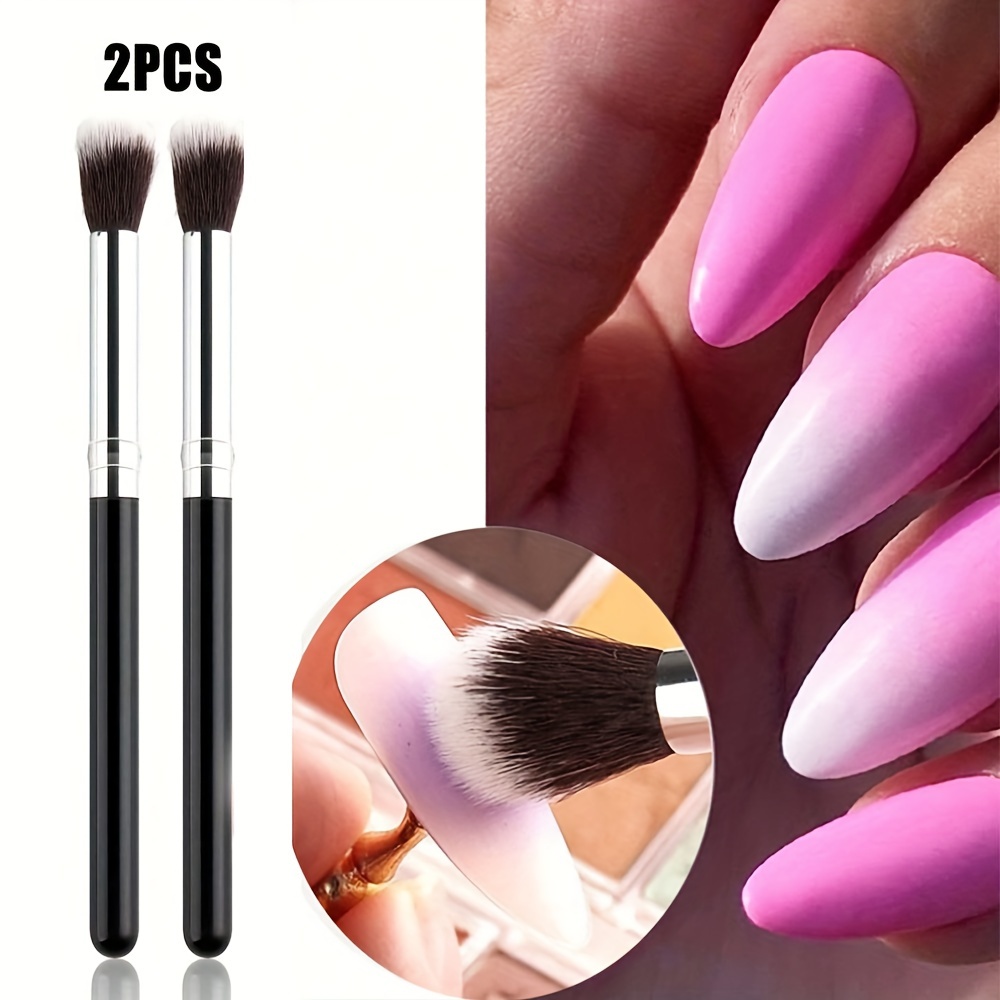 2pcs Nail Art Brush Pens Set - Unscented, Soft Bristle Brushes For Gradient, Face Makeup & Dust Cleaning, Manicure Tools
2pcs Nail Art Brush Pens Set - Unscented, Soft Bristle Brushes For Gradient, Face Makeup & Dust Cleaning, Manicure Tools
