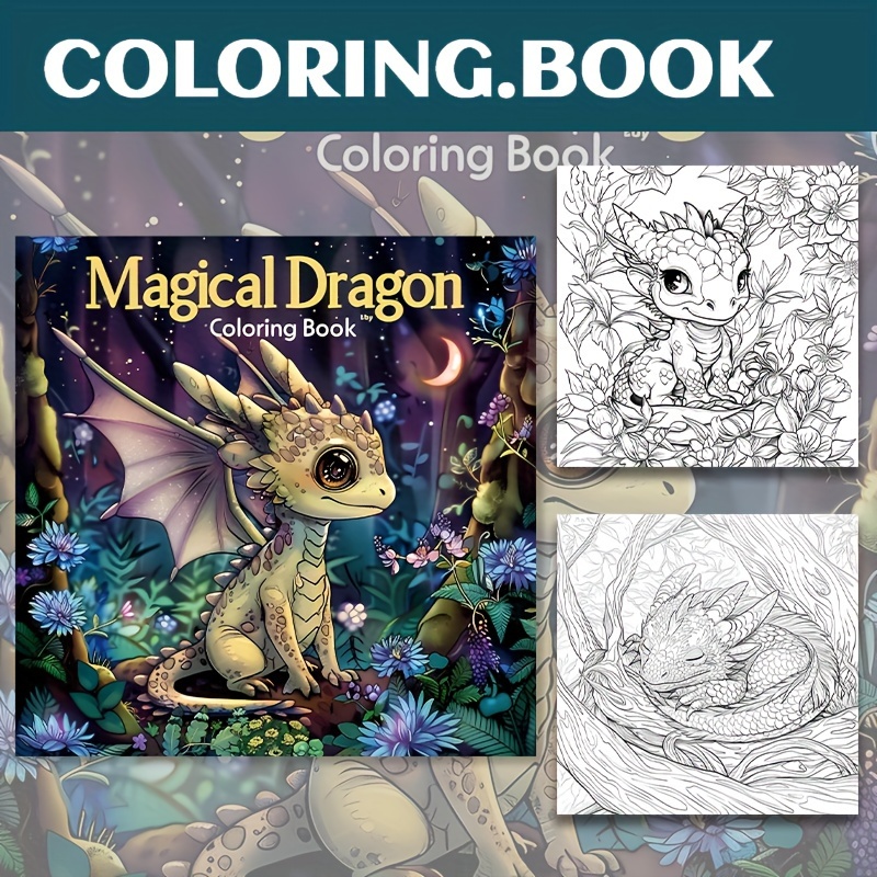 Magical Dragon Coloring Book For Adults - Upgraded Paper, 22 Loose Sheets, And Fun Coloring Activity Book For 14+, Ideal Birthday And Party Gift
Magical Dragon Coloring Book For Adults - Upgraded Paper, 22 Loose Sheets, And Fun Coloring Activity Book For 14+, Ideal Birthday And Party Gift