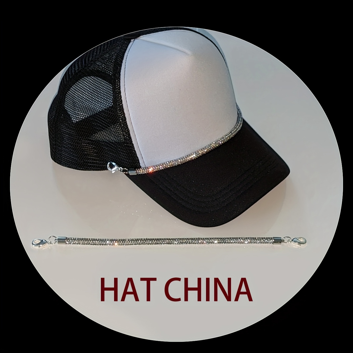 1pc Fashion Hat Chain, Crystal Hat Chain Accessories For Women Bag Pants Chain, Daily Clothing Accessories
1pc Fashion Hat Chain, Crystal Hat Chain Accessories For Women Bag Pants Chain, Daily Clothing Accessories