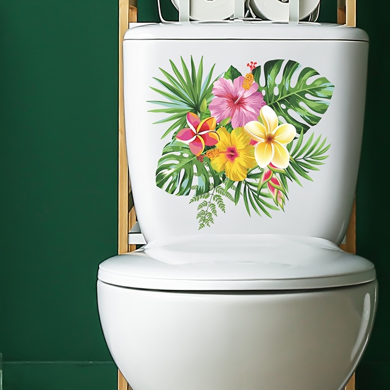 1pc Tropical Plant Pattern Toilet Lid Decal, Self-adhesive Toilet Sticker, Creative Toilet Cover Decorative Sticker, Bathroom Accessories, Home Decor
1pc Tropical Plant Pattern Toilet Lid Decal, Self-adhesive Toilet Sticker, Creative Toilet Cover Decorative Sticker, Bathroom Accessories, Home Decor