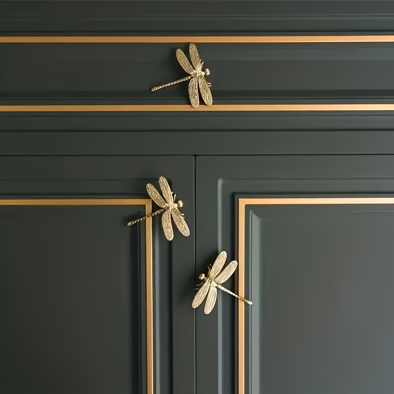 2pcs Dragonfly Design Solid Brass Cabinet Knobs - Polished , Drawer Pulls For Home Decor & Furniture
2pcs Dragonfly Design Solid Brass Cabinet Knobs - Polished , Drawer Pulls For Home Decor & Furniture