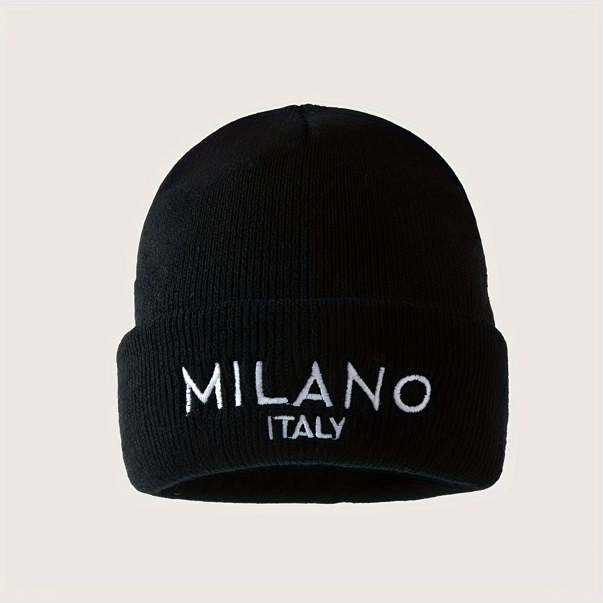 Italy Embroidered Acrylic Skullies & Beanies For Women, 1 -pack - Lightweight Warm For Outdoor Activities
Italy Embroidered Acrylic Skullies & Beanies For Women, 1 -pack - Lightweight Warm For Outdoor Activities