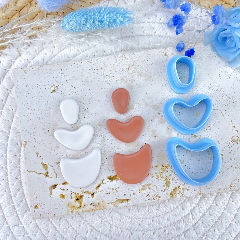 3 Pieces Stone Shape Abstract Cookie Cutters - Boho Pendant Shaped Clay Mold Set For Diy Jewelry Making
3 Pieces Stone Shape Abstract Cookie Cutters - Boho Pendant Shaped Clay Mold Set For Diy Jewelry Making