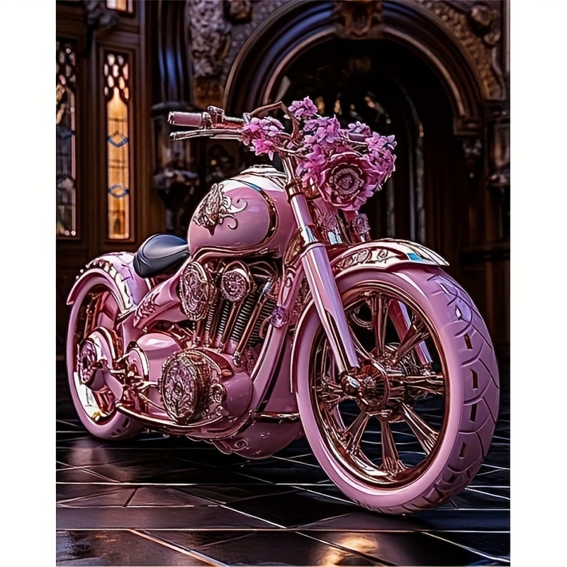 1pc Motorcycle Pattern Diamond Art Painting Kit, Diy 5d Special Shape Crystal Diamond Part Diamond Art Painting Mosaic Making Craft, Suitable For Home Wall Decoration Art, No Frame
1pc Motorcycle Pattern Diamond Art Painting Kit, Diy 5d Special Shape Crystal Diamond Part Diamond Art Painting Mosaic Making Craft, Suitable For Home Wall Decoration Art, No Frame