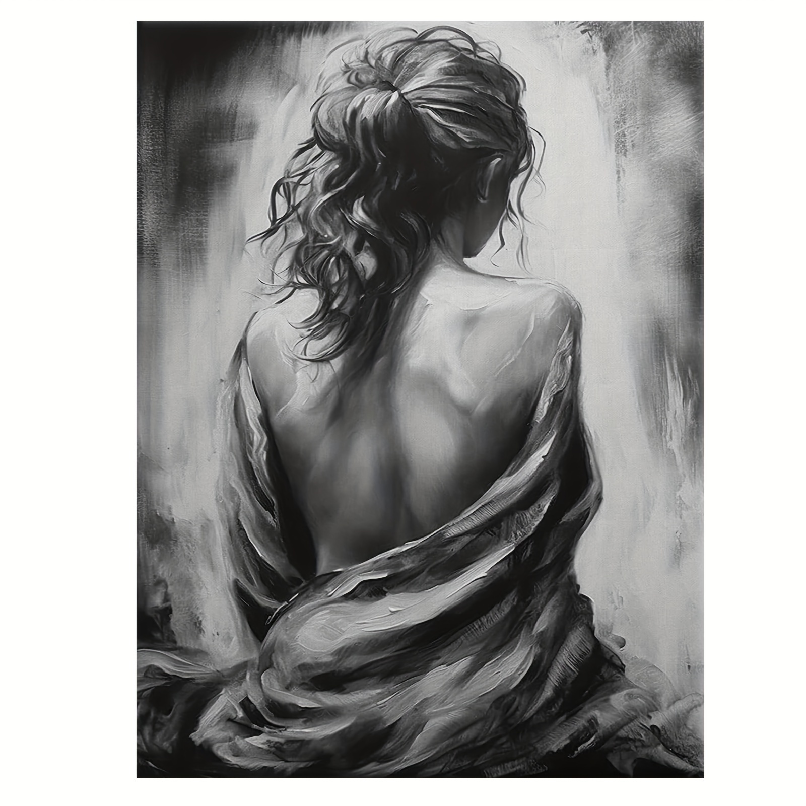 Chic Black & White Abstract Canvas Art - Perfect For Living Room, Bedroom, Bathroom Decor | 12x16" Unframed Wall Poster | Ideal Gift For Home And Office
Chic Black & White Abstract Canvas Art - Perfect For Living Room, Bedroom, Bathroom Decor | 12x16" Unframed Wall Poster | Ideal Gift For Home And Office